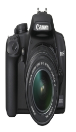 Canon EOS 1000D and three lens kit